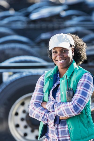 Fleet washing services that come to you woman smiling